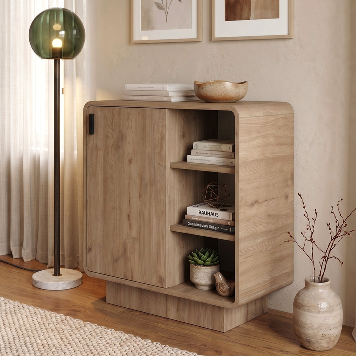 Μπουφές Rovel Mχρώμα sepet oak 80,3x39x80,4εκ.