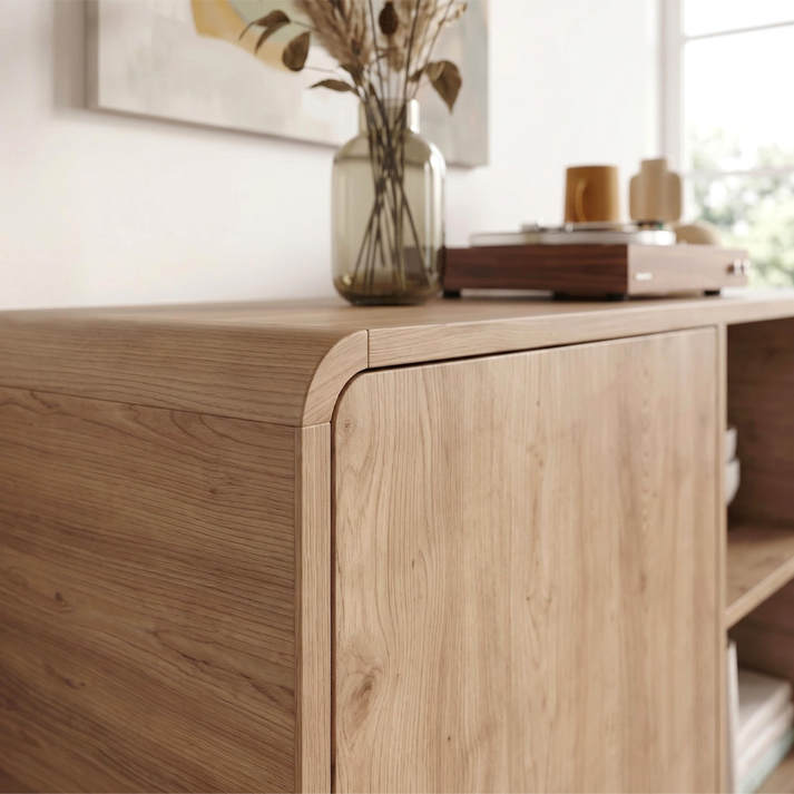 Μπουφές Doro χρώμα sepet oak 150,2x39x81εκ.