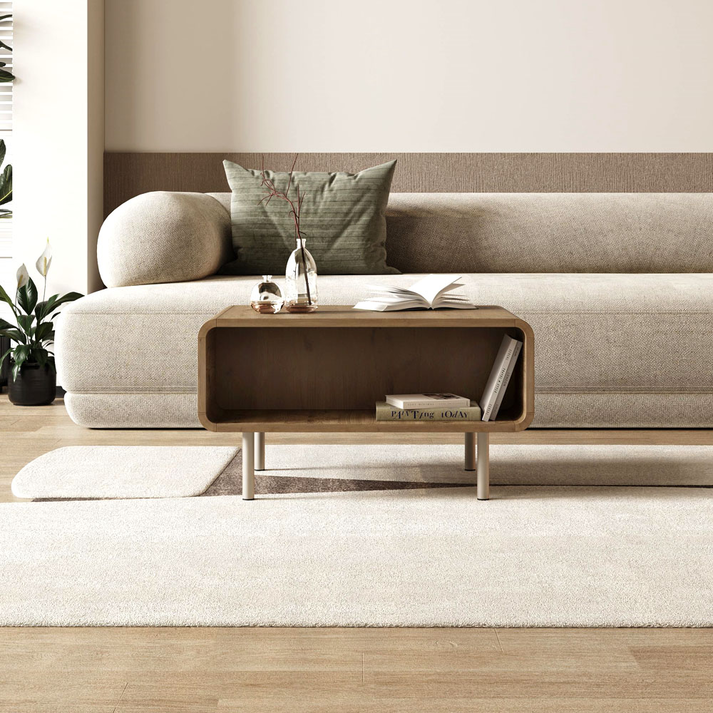 Τραπεζάκι σαλονιού Draen χρώμα sepet oak 70,3x50x38,7εκ.