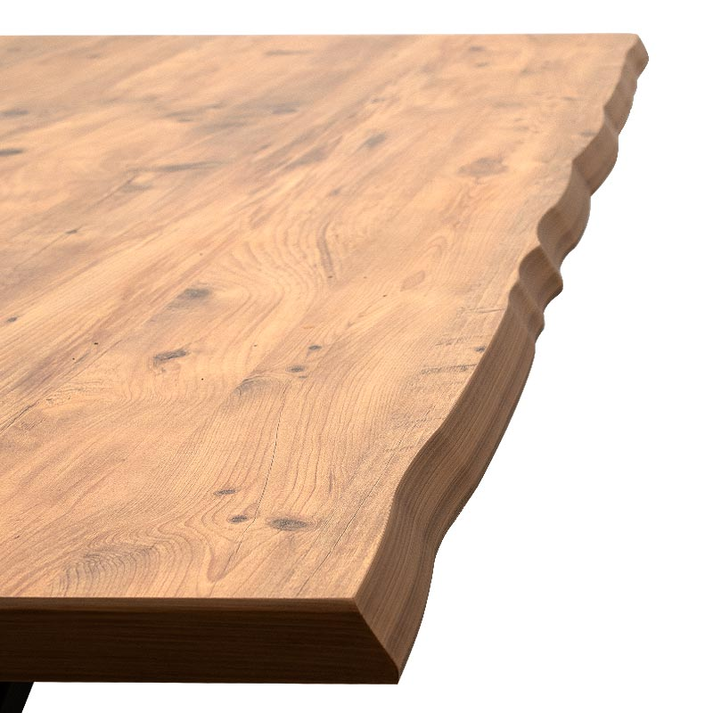 Τραπέζι Walter Mdf - μεταλλικό χρώμα ακακίας 140x80x75εκ.