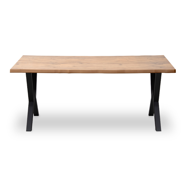 Τραπέζι Walter Mdf - μεταλλικό χρώμα ακακίας 160x80x75εκ.