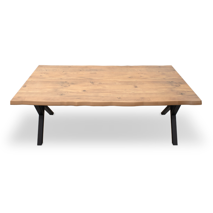 Τραπέζι Walter Mdf - μεταλλικό χρώμα ακακίας 160x80x75εκ.