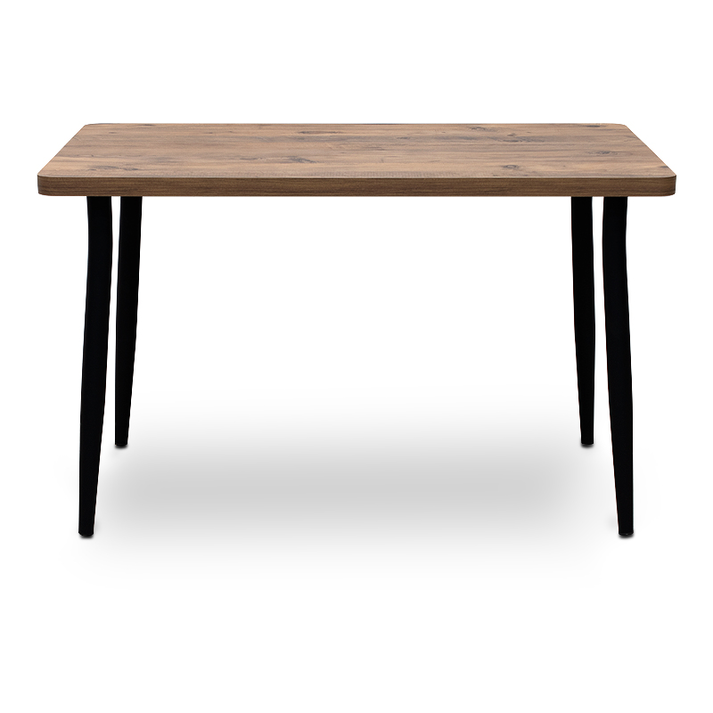 Τραπέζι Levico Mdf - μεταλλικό χρώμα ακακίας 120x70x75εκ.