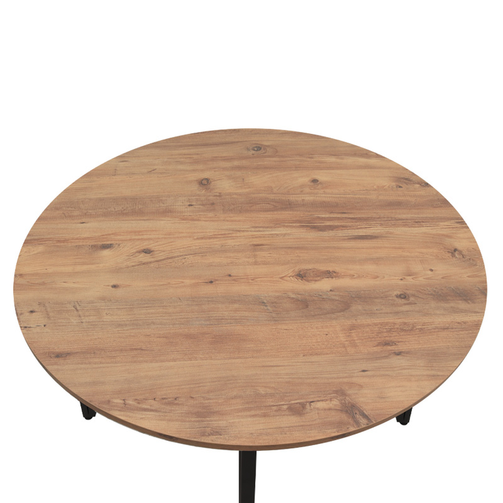 Τραπέζι Zeno χρώμα ακακίας Ø110x73,5εκ.