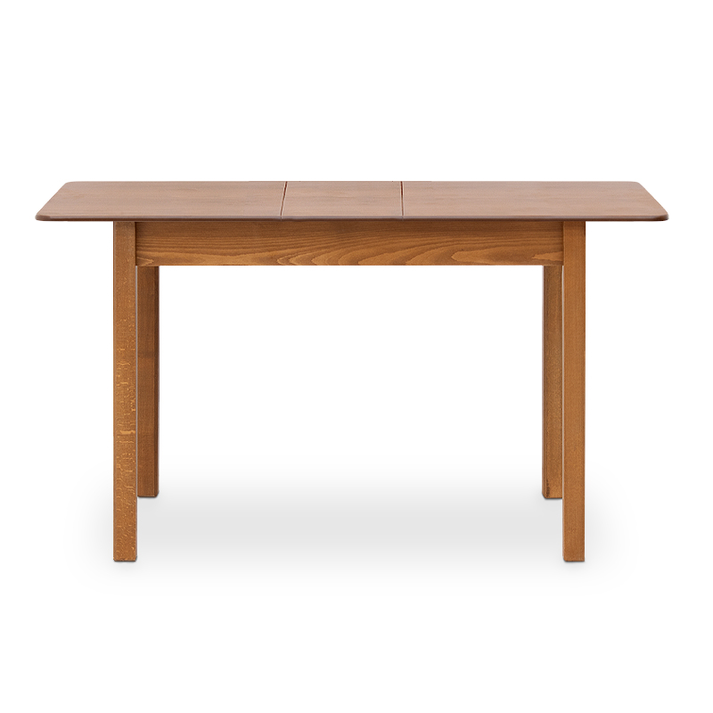 Τραπέζι Bergen μασίφ ξύλο-MDF επεκτεινόμενο χρώμα καρυδί 120/150x68x77εκ.