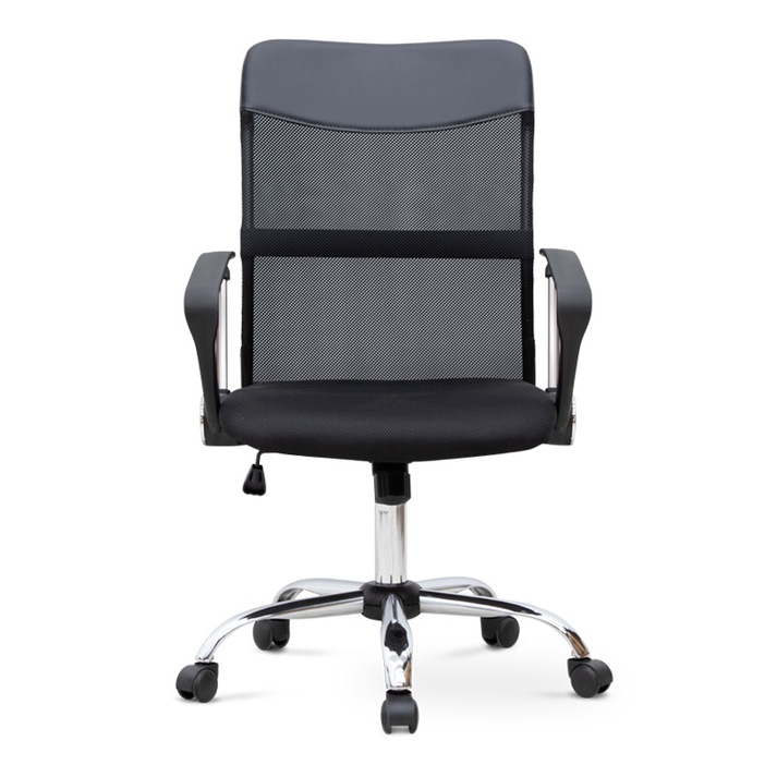 Καρέκλα γραφείου Franco με ύφασμα Mesh χρώμα μαύρο 59x57x95/105εκ.