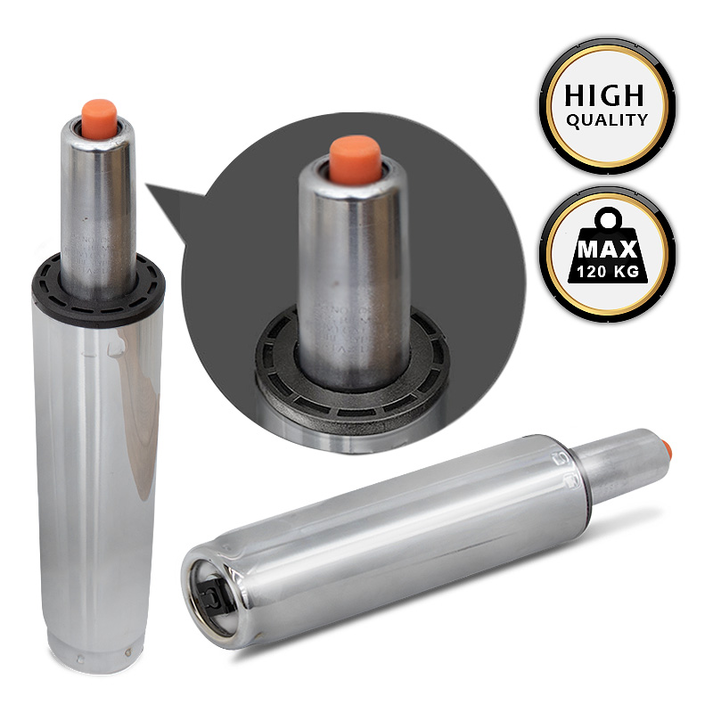 Αμορτισέρ καρέκλας γραφείου Class-3 υψηλών αντοχών έως 120kg χρώμα ασημί 25 - 35εκ.