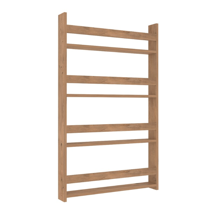 Επιτοίχια ραφιέρα Montessori χρώμα pine oak 74x10x120εκ.