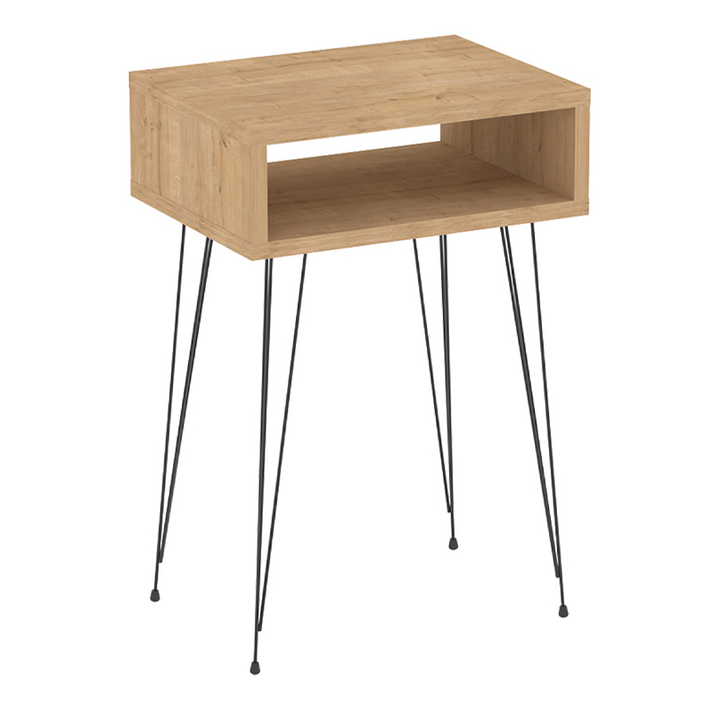 Κομοδίνο Scott χρώμα sapphire oak 40x30x60εκ.