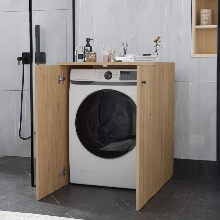 Έπιπλο πλυντηρίου Gray χρώμα sapphire oak 70x66x90εκ.