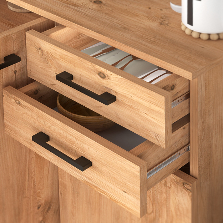 Παπουτσοθήκη - ντουλάπι Polly χρώμα pine oak 108x35x108εκ.