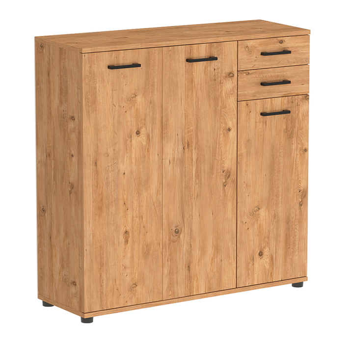 Παπουτσοθήκη - ντουλάπι Polly χρώμα pine oak 108x35x108εκ.