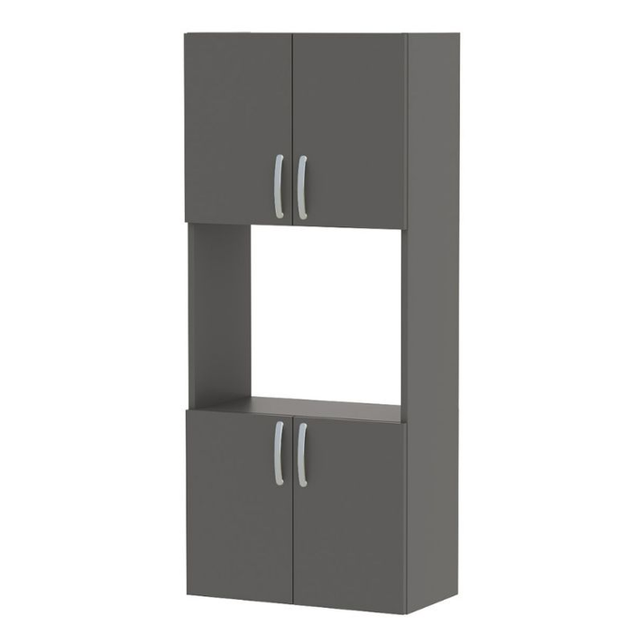Ντουλάπα κουζίνας Armado χρώμα ανθρακί 60x32x140εκ.