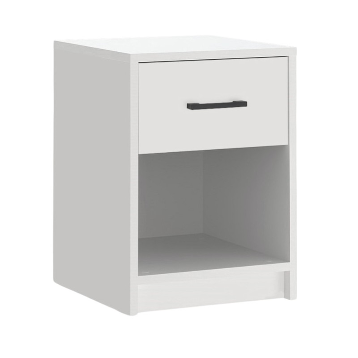 Κομοδίνο Scoty χρώμα λευκό 40,2x35,3x55εκ.