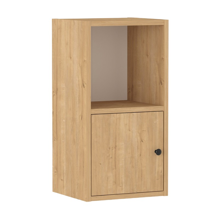 Κομοδίνο Vito χρώμα sapphire oak 34x30x66,4εκ.