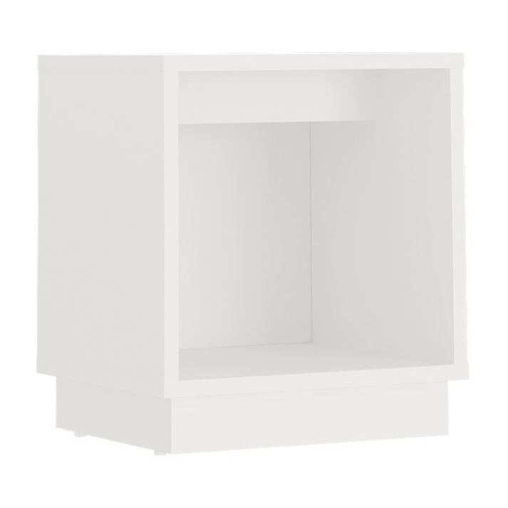 Κομοδίνο Gino χρώμα λευκό 40x35,3x45εκ.