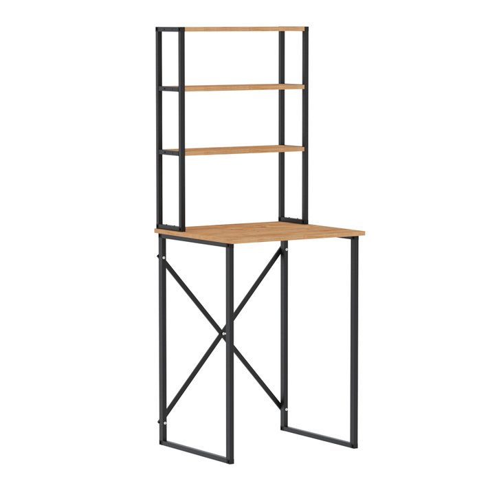 Έπιπλο πλυντηρίου Bobby χρώμα pine oak 67x60x178εκ.