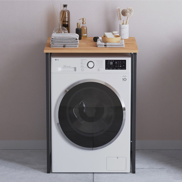 Έπιπλο πλυντηρίου Doyle χρώμα pine oak 67x60x92,8εκ.