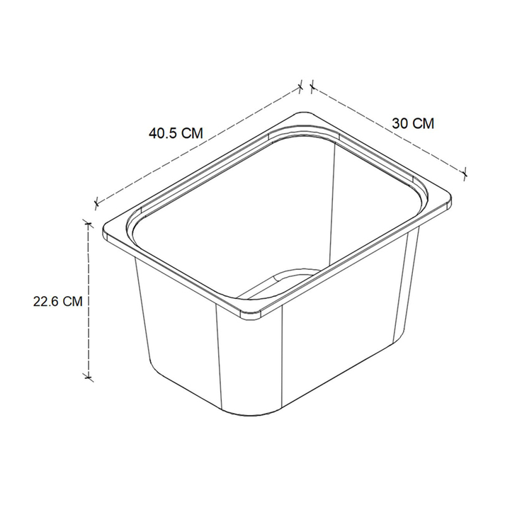 Συρταριέρα κουζίνας - μπάνιου Kayra με 4 συρτάρια χρώμα λευκό 45,3x29,7x116,3εκ.