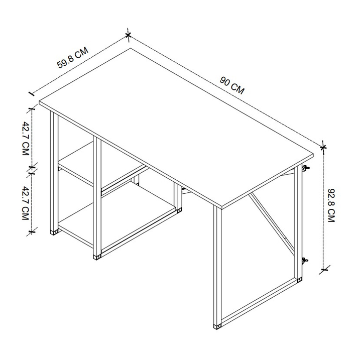 Έπιπλο πλυντηρίου Verno χρώμα pine oak 90x59,8x92,8εκ.
