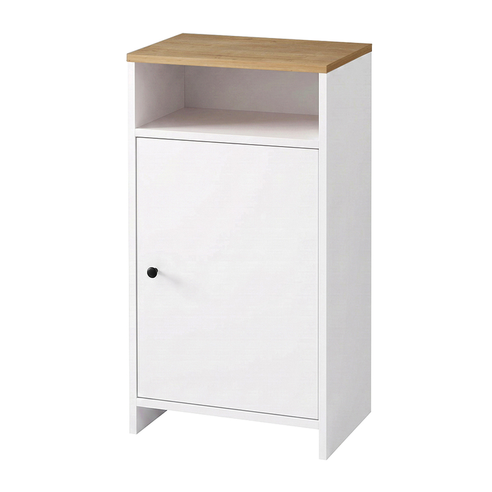 Παπουτσοθήκη - Ντουλάπι Talsa χρώμα λευκό - sapphire oak 50x35,3x86εκ.
