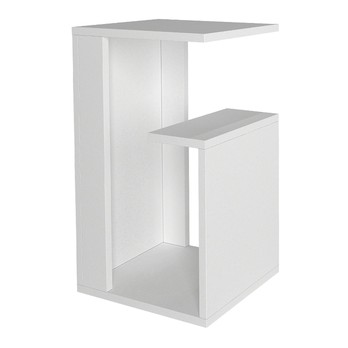 Τραπεζάκι βοηθητικό Rosana χρώμα λευκό 35x29,5x60εκ.