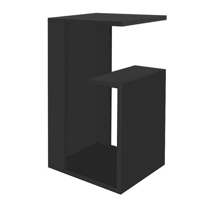 Τραπεζάκι βοηθητικό Rosana χρώμα μαύρο 35x29,5x60εκ.