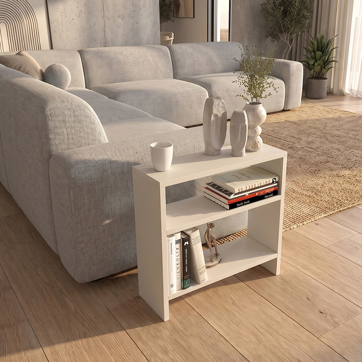 Βοηθητικό τραπεζάκι Silvanus sandstone 51x17,5x49 εκ.