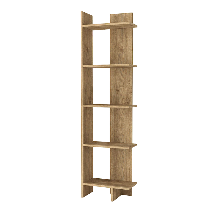 Βιβλιοθήκη Perla χρώμα sepet oak 48x22x170εκ.