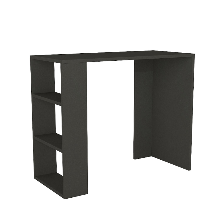 Γραφείο εργασίας Netenia χρώμα ανθρακί 90x40x74εκ.