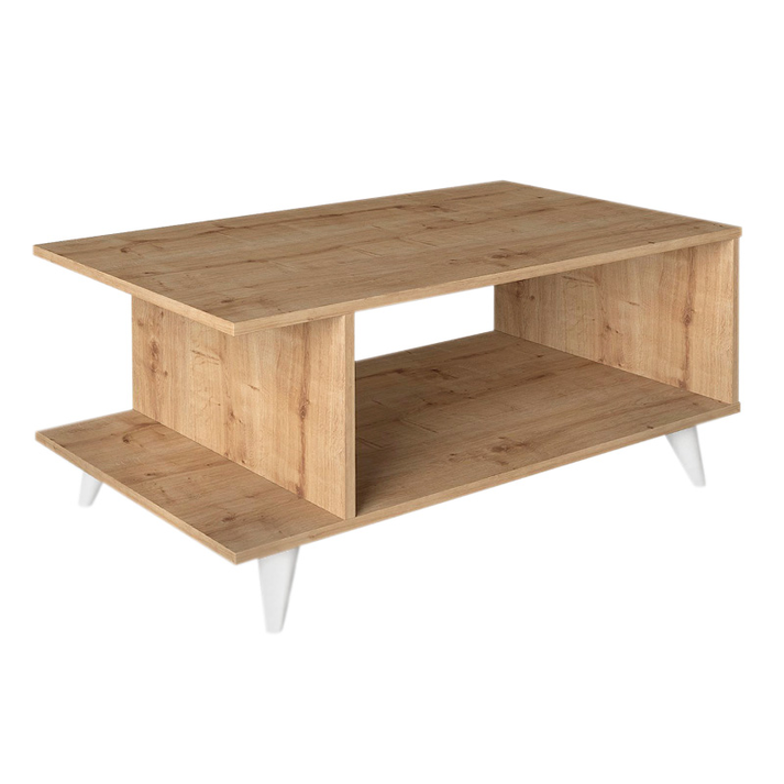 Τραπεζάκι σαλονιού Titus χρώμα sapphire oak 100x60x45εκ.