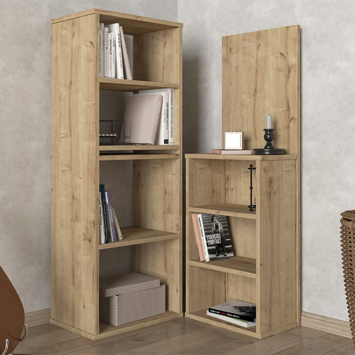 Γραφείο εργασίας πολυμορφικό Last χρώμα sapphire oak 119x44,7x123εκ.