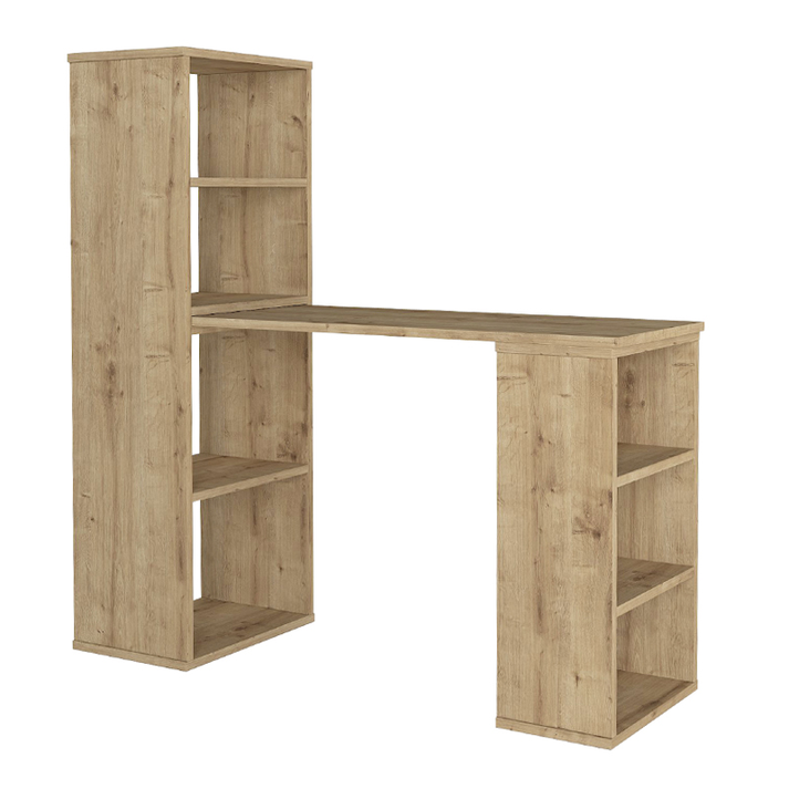 Γραφείο εργασίας πολυμορφικό Last χρώμα sapphire oak 119x44,7x123εκ.