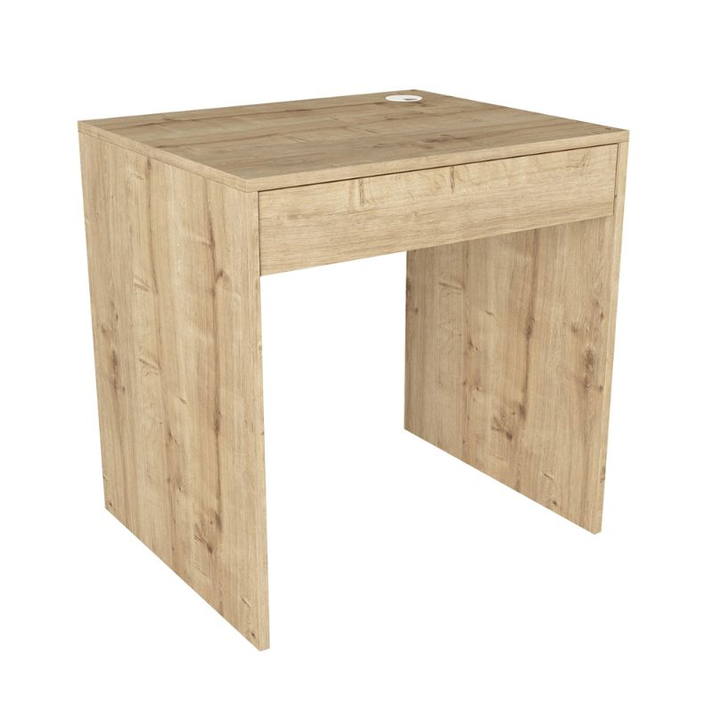 Γραφείο εργασίας Mida χρώμα sapphire oak 72x60x73,8εκ.