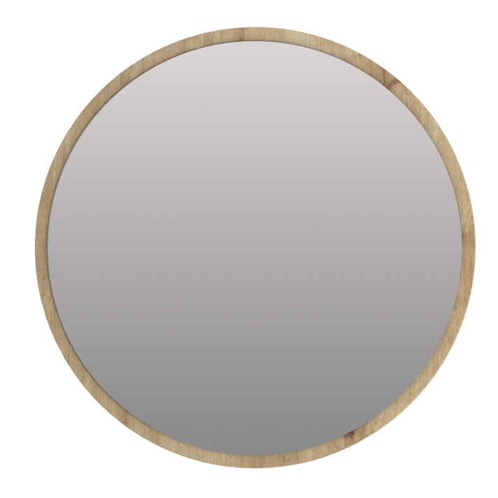 Καθρέπτης τοίχου Glob χρώμα sapphire oak 59x2x59εκ.