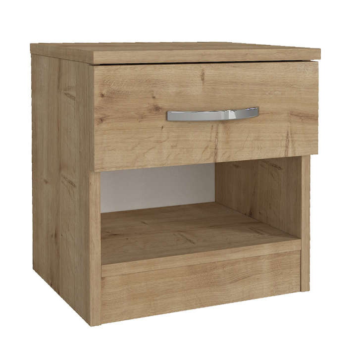 Κομοδίνο Lube χρώμα sapphire oak 40x28,2x40εκ.