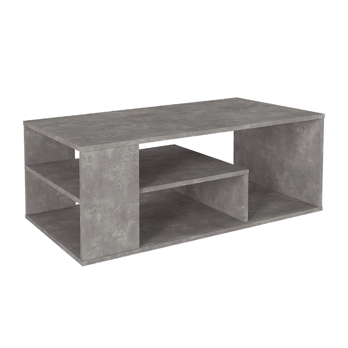 Abdera Living Room Coffee Table Concrete Gray 110x60x42 cm