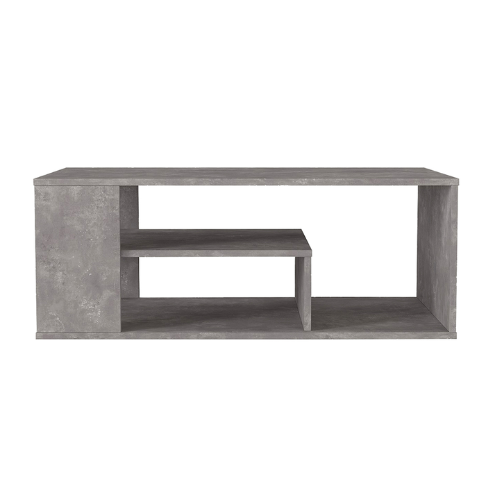 Abdera Living Room Coffee Table Concrete Gray 110x60x42 cm