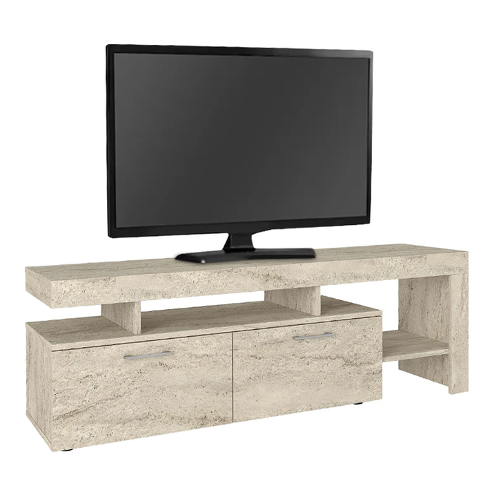Έπιπλο τηλεόρασης Acnes χρώμα travertine 160x40x53εκ.