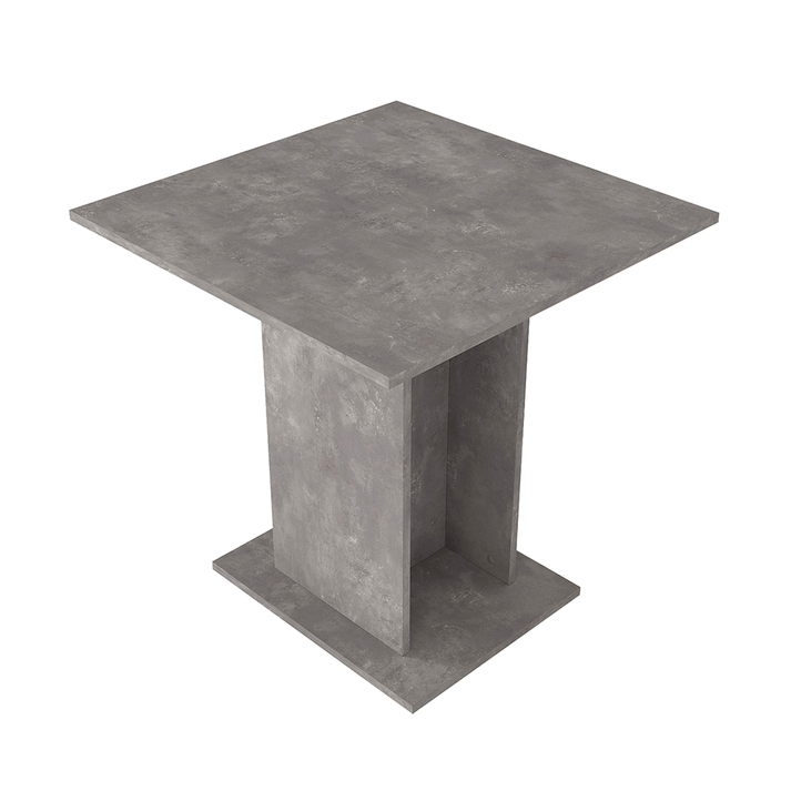 Τραπέζι Allos γκρι σκυροδέματος 75x75x77 εκ.