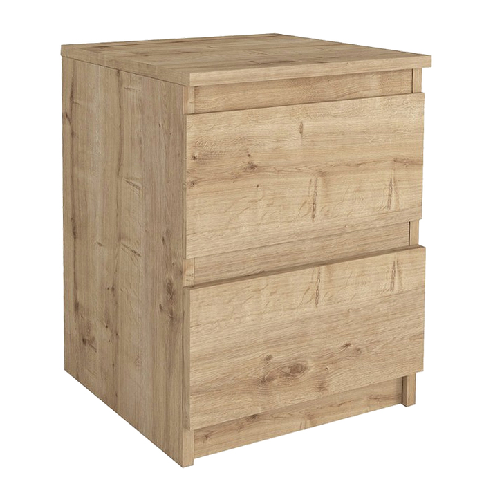 Κομοδίνο Breve χρώμα sapphire oak 39,8x41,8x55εκ.