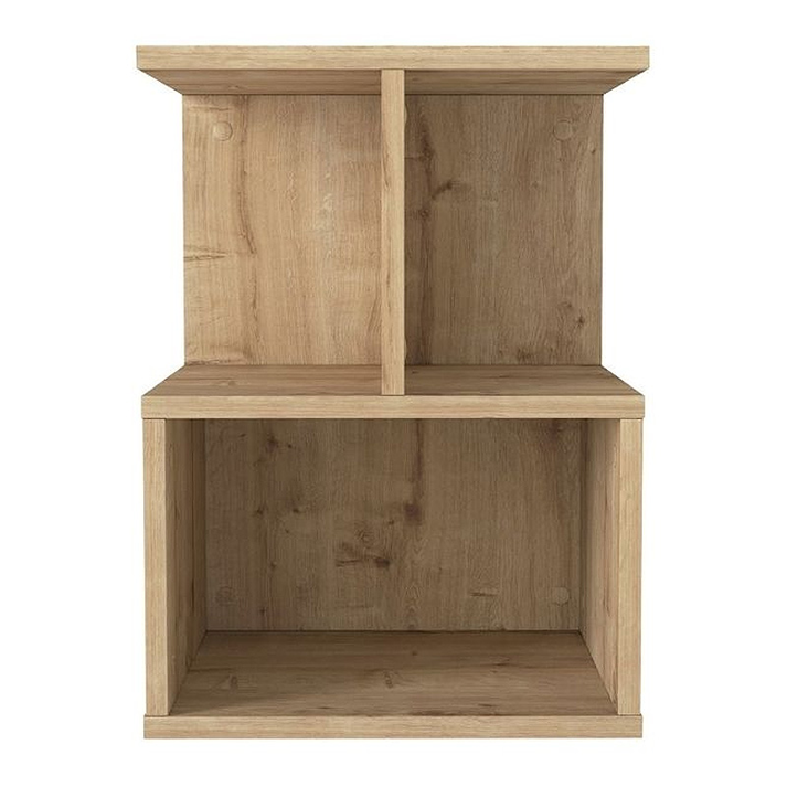 Κομοδίνο - Τραπεζάκι βοηθητικό Entiero χρώμα sapphire oak 39,8x35x54,6εκ.