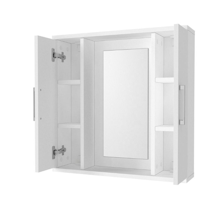 Καθρέπτης μπάνιου Surra χρώμα λευκό 65x15,3x65εκ.