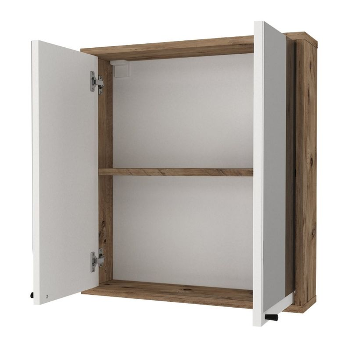 Καθρέπτης μπάνιου Lilian χρώμα atlantic pine 59,6x14,6x65εκ.