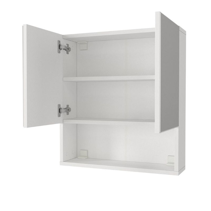 Καθρέπτης μπάνιου Trama χρώμα λευκό 60x16,8x65εκ.