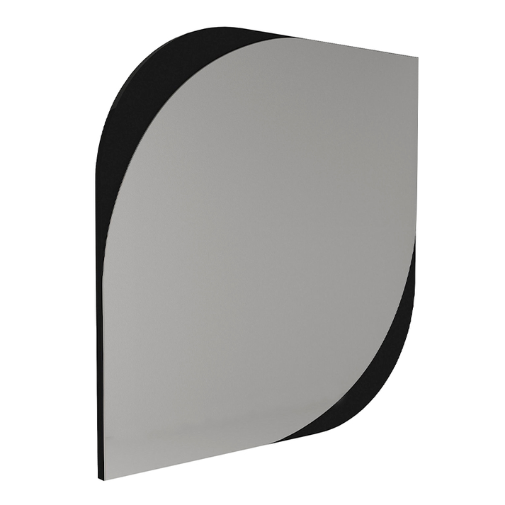 Καθρέπτης τοίχου Lava χρώμα μαύρο 70x2,2x70εκ.