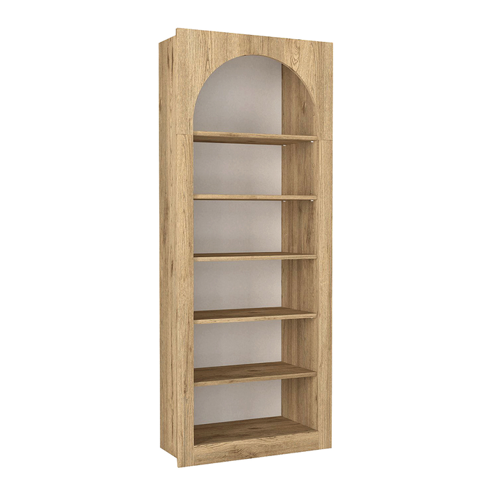 Βιβλιοθήκη Voila Sepet Oak 74x35x180 εκ.