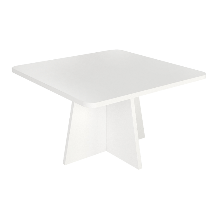 Τραπεζάκι σαλονιού Sugar χρώμα λευκό 60x60x36,8εκ.