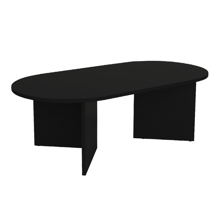 Τραπεζάκι σαλονιού Cortado χρώμα μαύρο 120x60x39,6εκ.