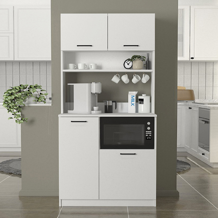 Έπιπλο κουζίνας Tuco 2 χρώμα λευκό 90x40x180εκ.